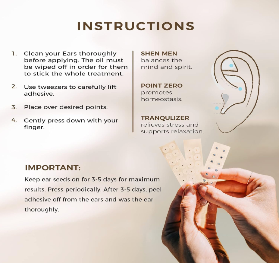 Crystal Wellness Studs™ | Ear Acupressure Therapy